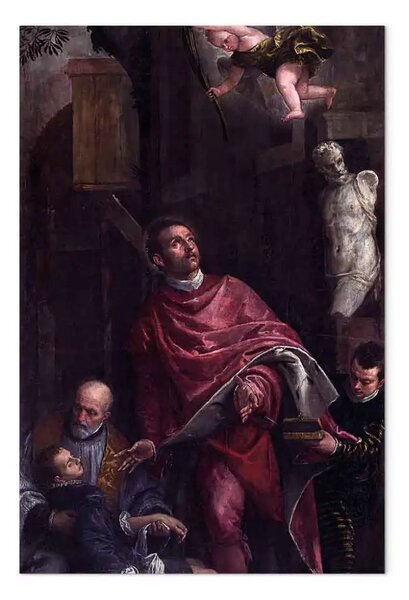 Riproduzione quadro Paolo Veronese - San Pantaleone guarisce un ragazzo malato