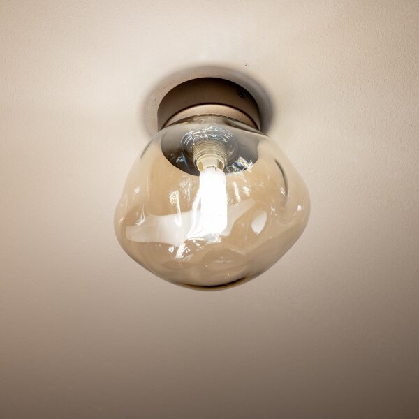 BRILAGI - Plafoniera VULCANO 1xG9/8W/230V bronzo/beige fumé