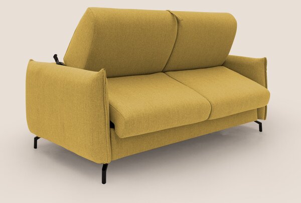 Scarlet divano letto in tessuto misto cotone impermeabile T19 giallo