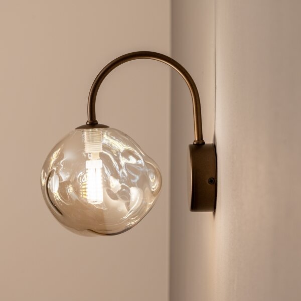 BRILAGI - Lampada da parete VULCANO 1xG9/8W/230V bronzo/beige fumé