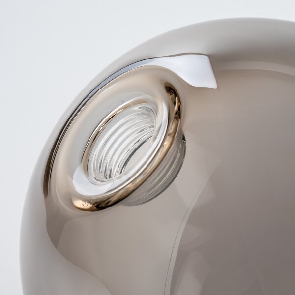 BRILAGI - Lampadario sospeso con cavo VULCANO 7xG9/8W/230V nero/nero fumé