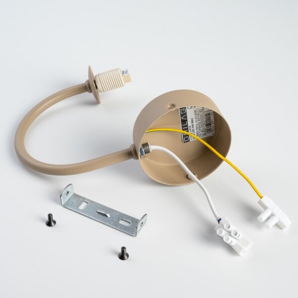 BRILAGI - Lampada da parete VULCANO 1xG9/8W/230V beige/fumé