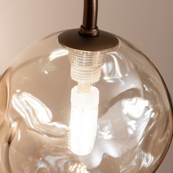 BRILAGI - Lampada da parete VULCANO 1xG9/8W/230V bronzo/beige fumé