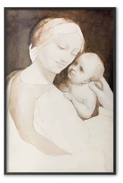 Poster: Madonna con Bambino e frammento del torso di donna