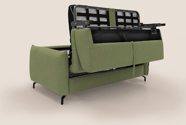 Scarlet divano letto in tessuto misto cotone impermeabile T19 verde