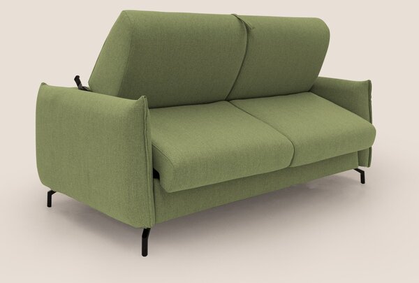 Scarlet divano letto in tessuto misto cotone impermeabile T19 verde