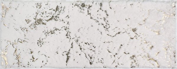 Passatoia per scale color crema-oro in cotone set da 16 pz 25x65 cm Simli Altin - Vitaus