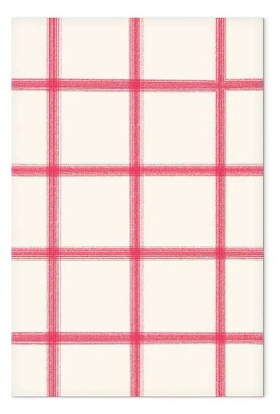 Quadro Motivo pastello - linee rosa formano griglia geometrica