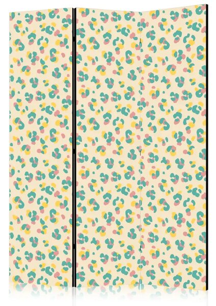 Paravento design Macchie colorate - multicolori su sfondo chiaro