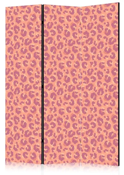 Paravento Macchie leopardate - motivo animale su sfondo crema