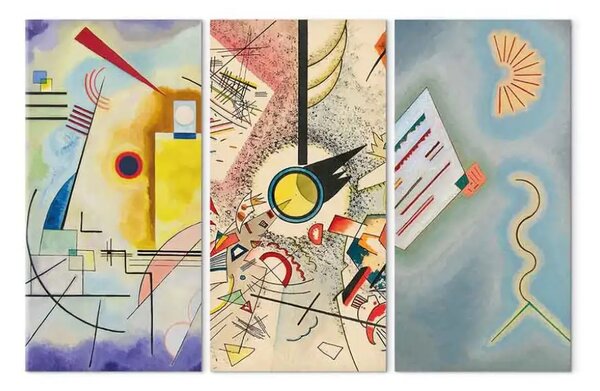 Quadro contemporaneo Arte astratta - composizioni geometriche in colori vivaci