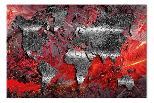 Quadro contemporaneo Elementi della Terra largo - seconda variante