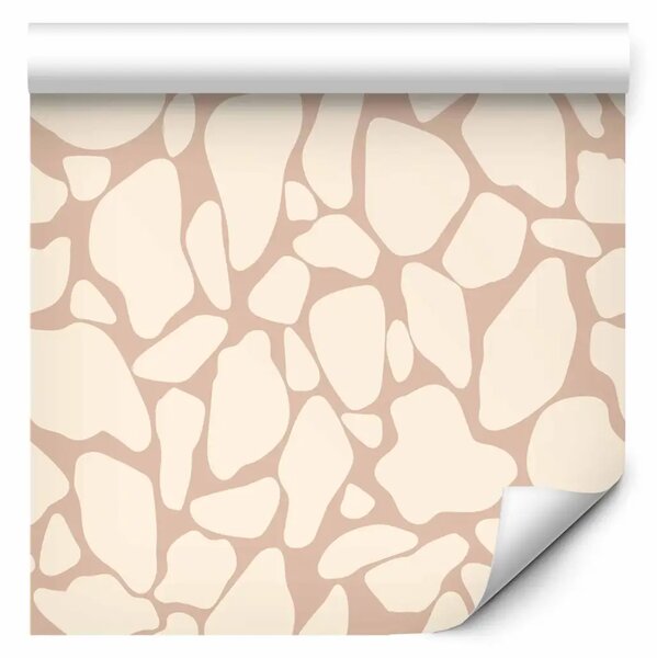 Tappezzerie Macchie di giraffa - astratto nei toni del beige