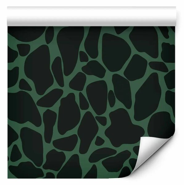 Tappezzerie Macchie di giraffa - un motivo elegante in tonalità verde