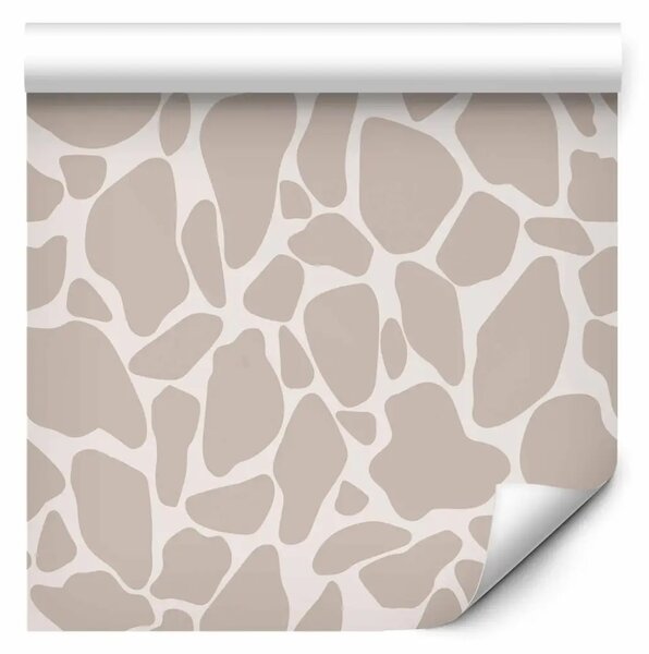 Tappezzerie Macchie di giraffa - motivo stilizzato nei toni del beige