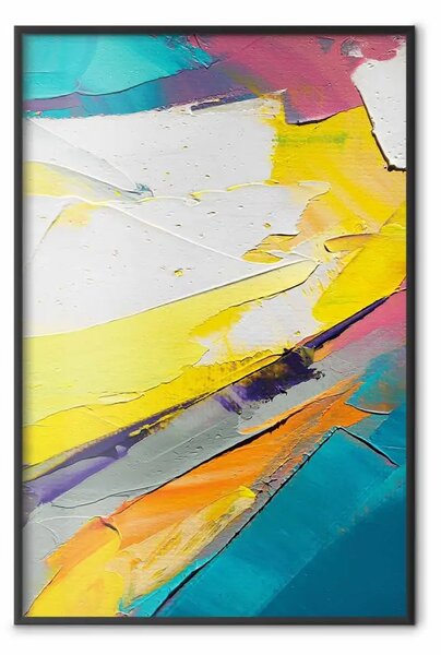 Poster: Energia del colore - tonalità intense e vibranti artistiche