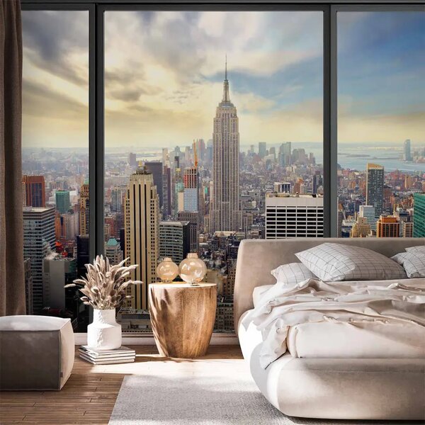 Carta da parati moderna Panorama di New York - vista della città dall'Empire State Building