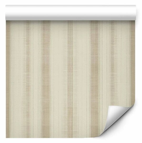 Tappezzerie Linee neutre - motivo minimalista in tonalità crema e beige