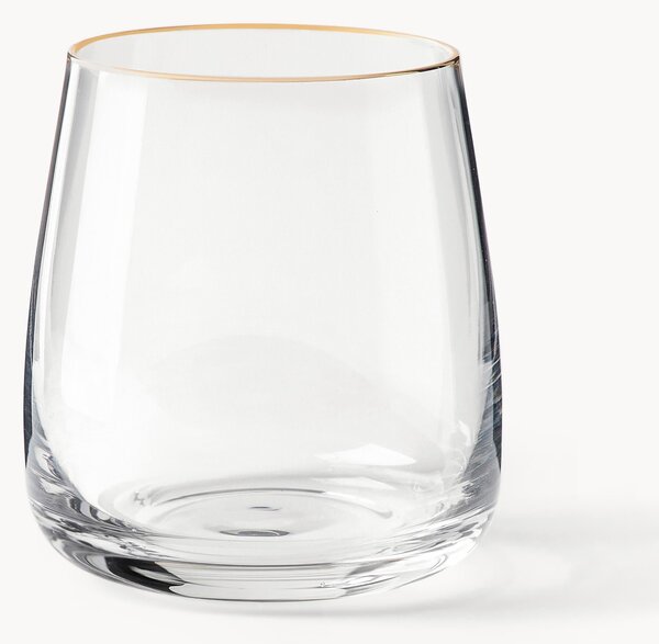 Set di 4 bicchieri in vetro soffiato Ellery