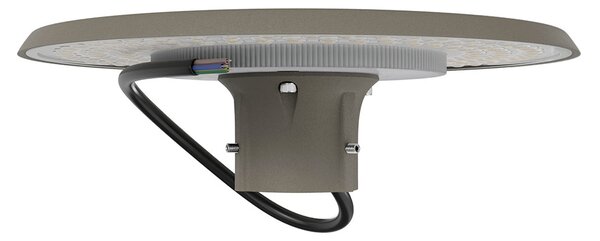 Lampione LED Circolare Grigio 30W 50W 70W IP65 CCT Bianco Variabile Colore Bianco Variabile CCT