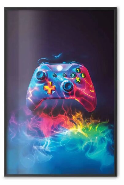 Poster: Controller di potenza - pad circondato da fumo colorato