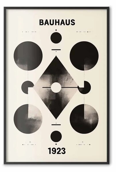 Poster: Ispirato Bauhaus - motivi geometrici in stile modernista del 1923