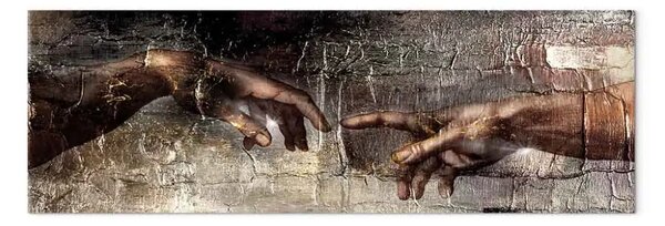Quadro moderno Il tocco divino stretto