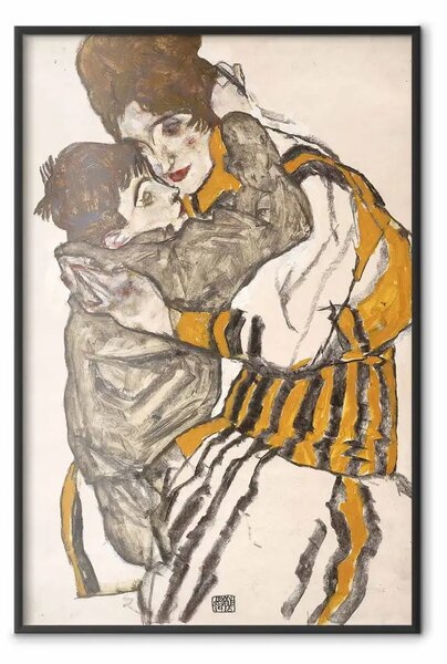 Poster: Egon Schiele - La moglie di Schiele con il suo piccolo nipote