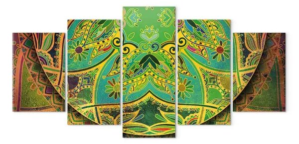 Quadro Mandala: Energia verde