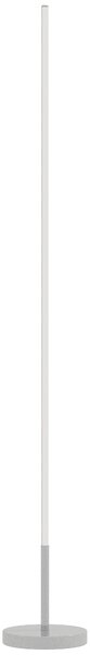 HOMCOM Lampada da Terra LED Alta 150 cm con Temperatura del Colore Regolabile e Telecomando, Argento | Aosom Italy
