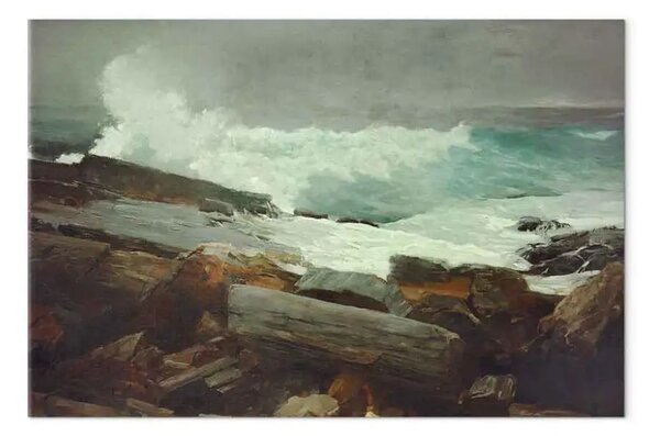 Riproduzione Winslow Homer - Battuto dalle intemperie