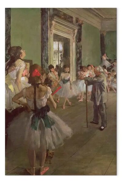 Riproduzione quadro Edgar Degas - La lezione di ballo