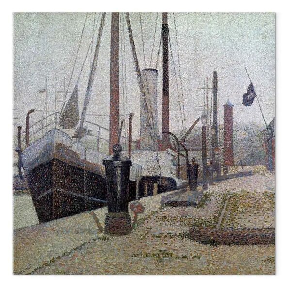 Riproduzione quadro Georges Seurat - La 'Maria', Honfleur