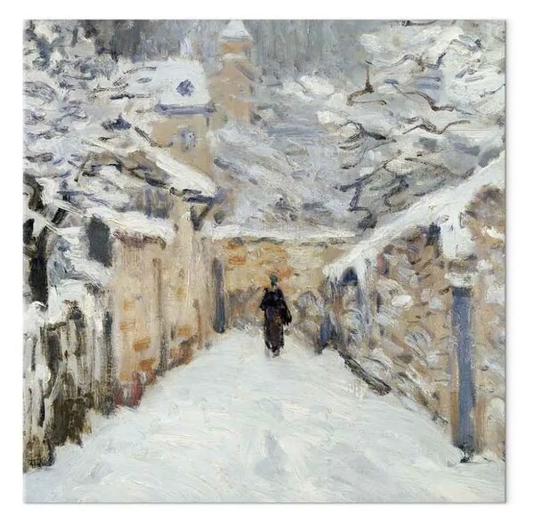 Riproduzione quadro Alfred Sisley - Neve a Louveciennes