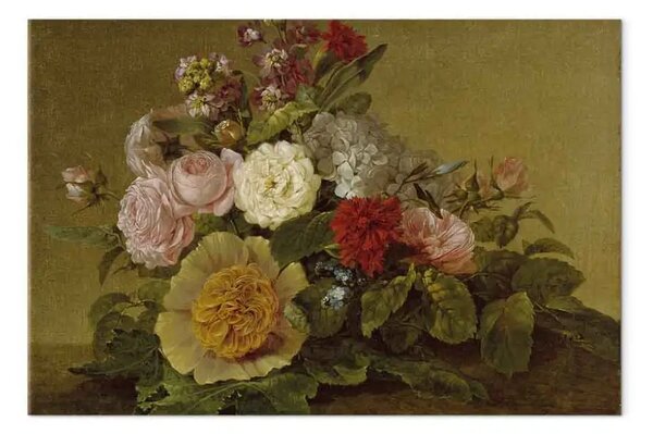Quadro famoso Georg Friedrich Kersting - Natura morta con fiori
