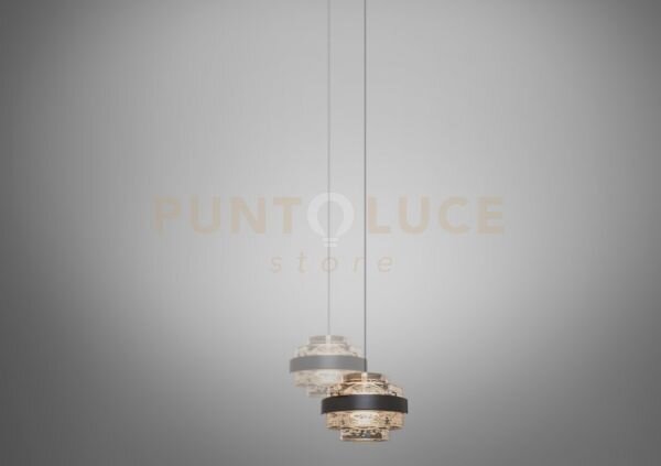 Geo, solo testa, nero opaco, led 5w, 400lm 3000k, dia.12 h400 cm co