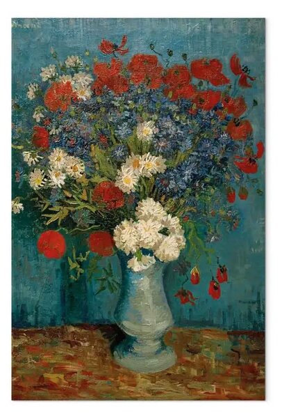 Riproduzione Vincent van Gogh - Vase with Cornflowers and Poppies