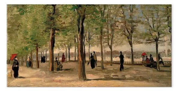 Quadro famoso Vincent Van Gogh - Corsia del Jardin du Luxembourg