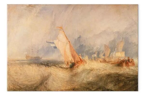 Riproduzione quadro William Turner - L'ammiraglio van Tromp naviga contro il vento