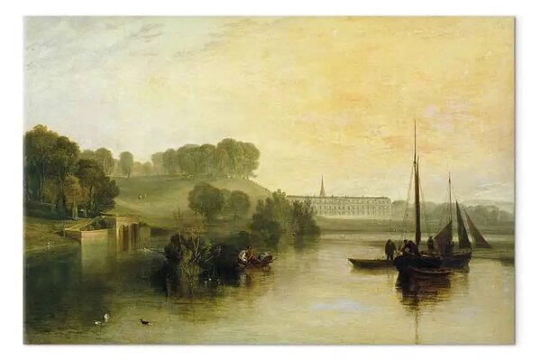 Riproduzione William Turner - Petworth, Sussex, la sede del conte di Egremont: Dewy Morning