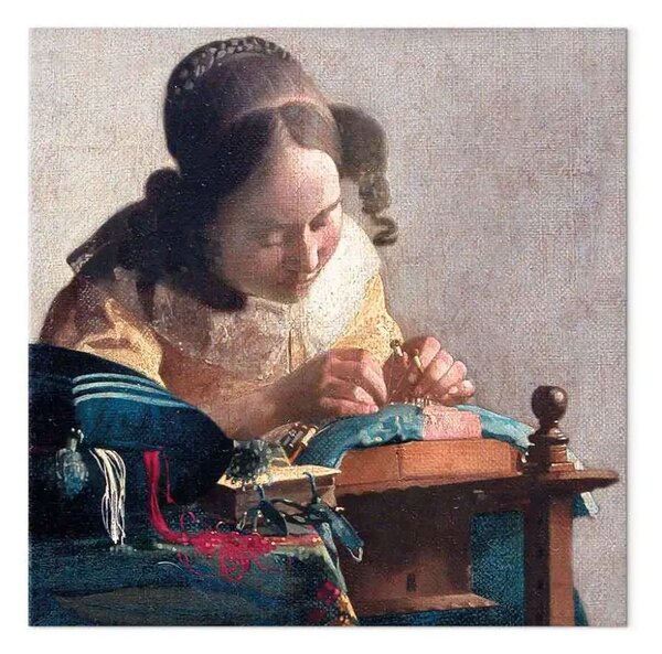 Riproduzione quadro Jan Vermeer - The Lacemaker