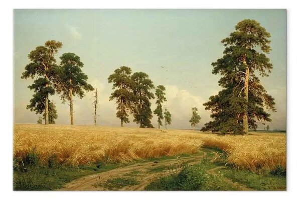 Quadro famoso Ivan Ivanovich Shishkin - Campo di segale