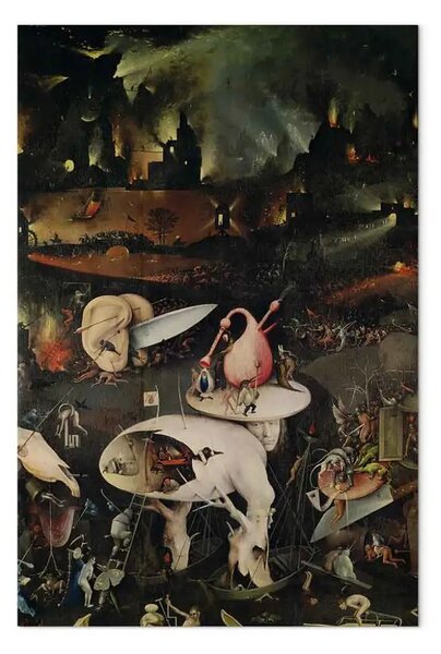Riproduzione quadro Hieronymus Bosch - Trittico del Giardino delle delizie (ala destra del trittico)