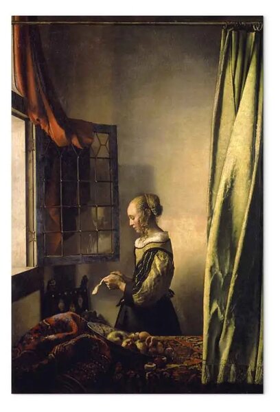 Quadro famoso Jan Vermeer - Ragazza che legge una lettera a una finestra aperta