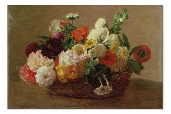 Riproduzione quadro Henri Fantin-Latour - Natura morta di fiori