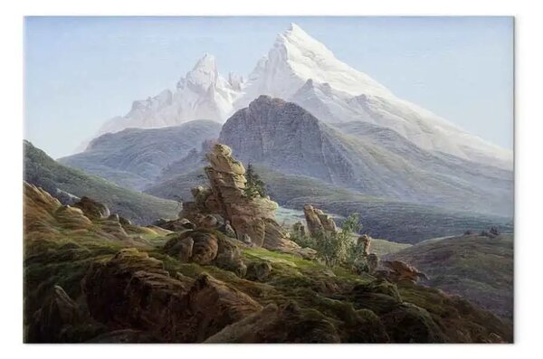 Quadro famoso Caspar David Friedrich - Il Watzmann