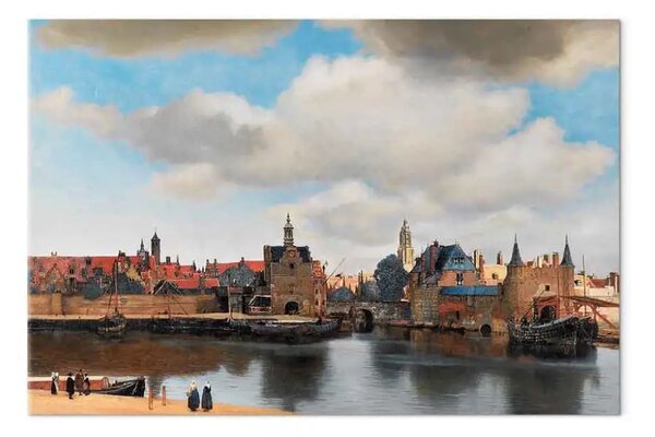 Riproduzione Jan Vermeer - Vista di Delft