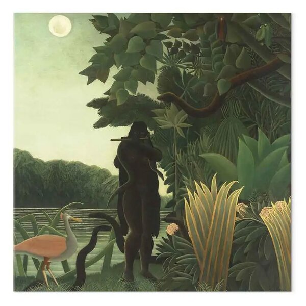 Riproduzione Henri Rousseau - L'incantatrice di serpenti