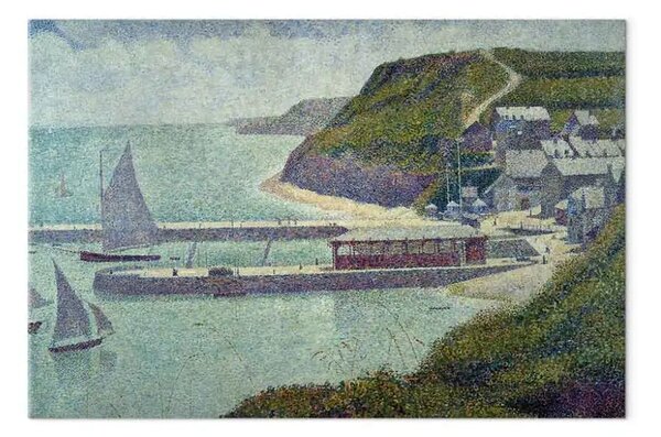 Quadro famoso Georges Seurat - Porten-Bessin, porto esterno, alta marea (Calvados)