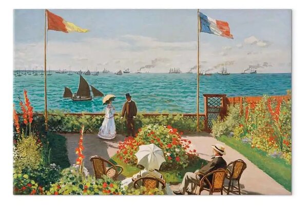 Riproduzione quadro Claude Monet - La terrazza a Sainte-Adresse